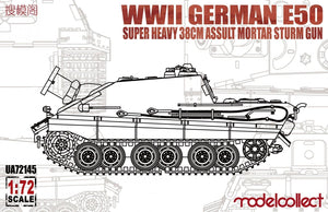 Modelcollect UA72145 WWII German E-50 super heavy 38cm assult mortar sturm gun 1/72