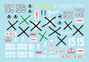 Star Decals 35-C1107 Axis &amp;amp; Eastern European Tank Mix 1 1/35 – immagine 3