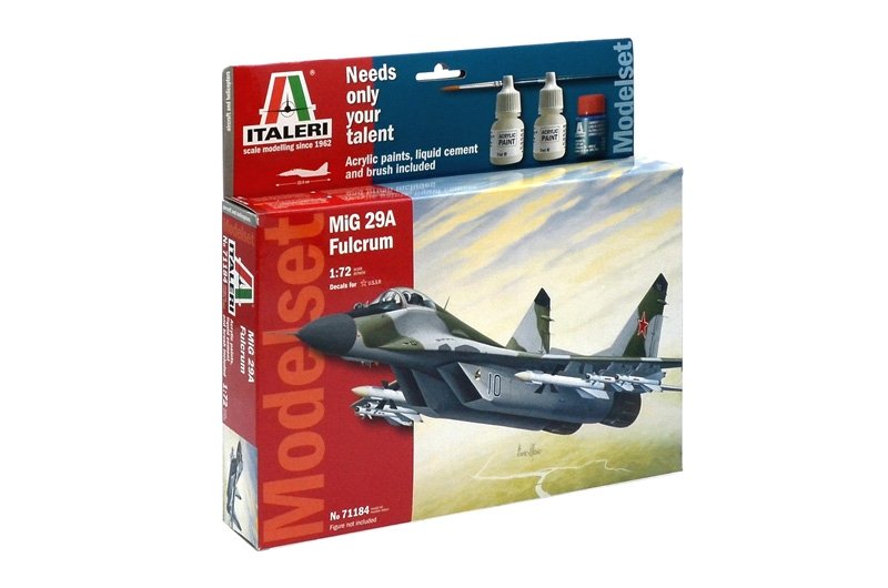 Italeri 71184 MIG - 29A Fulcrum - MODEL KIT