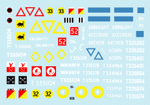 Star Decals 35-908 British Comets in Europe 1/35 – zdjęcie 3
