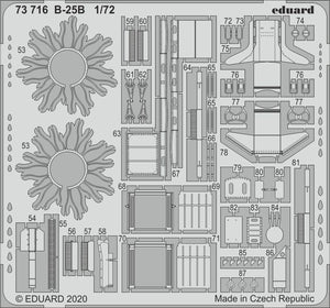 Eduard 73716 B-25B 1/72 AIRFIX – zdjęcie 2