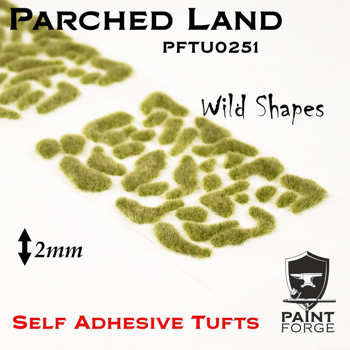 Paint Forge PFTU0251 Tufts: Wild Parched Land 2mm
