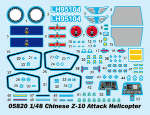 Trumpeter 05820 Chinese Z-10 Attack Helicopter 1/48 – image 3