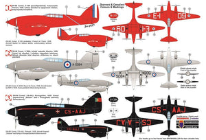 Kozavody Prostejov KPM0101 DH-88 Comet in RAF and Foreign Service 1/72 – image 2