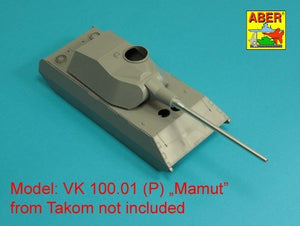 Aber 35L-327 Barrel 128mm PaK 44 L/55 for Vk 100.01(P) MAMMUT / Barrel 128mm PaK 44 L/55 for Vk 100.01(P) MAMMUT 1/35 – image 6