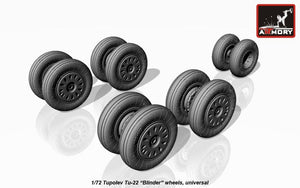 Armory Models AW72043 Tupolev Tu-22 Blinder wheels 1/72 – obrázek 6