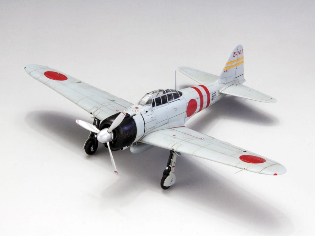 Fine Molds FP34 IJN Carrier Fighter &amp;quot;Zero&amp;quot; A6M1 &amp;amp; A6M2a (Model 11) 1/72 – immagine 4