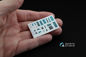 Quinta Studio QD72016 MiG-31BM 3D-Printed &amp;amp; colored Interior on decal paper (for Trumpeter kit) 1/72 – image 3