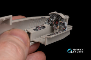 Quinta Studio QD48151 F-104S-ASA 3D-Printed &amp;amp; colored Interior on decal paper (Hasegawa) 1/48 – immagine 3