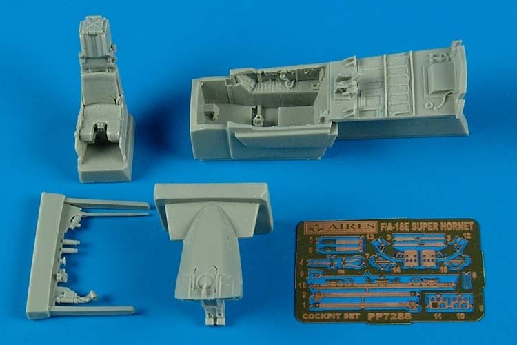 Ensemble cockpit Aires 7288 F/A-18E Super Hornet 1/72 Hasegawa