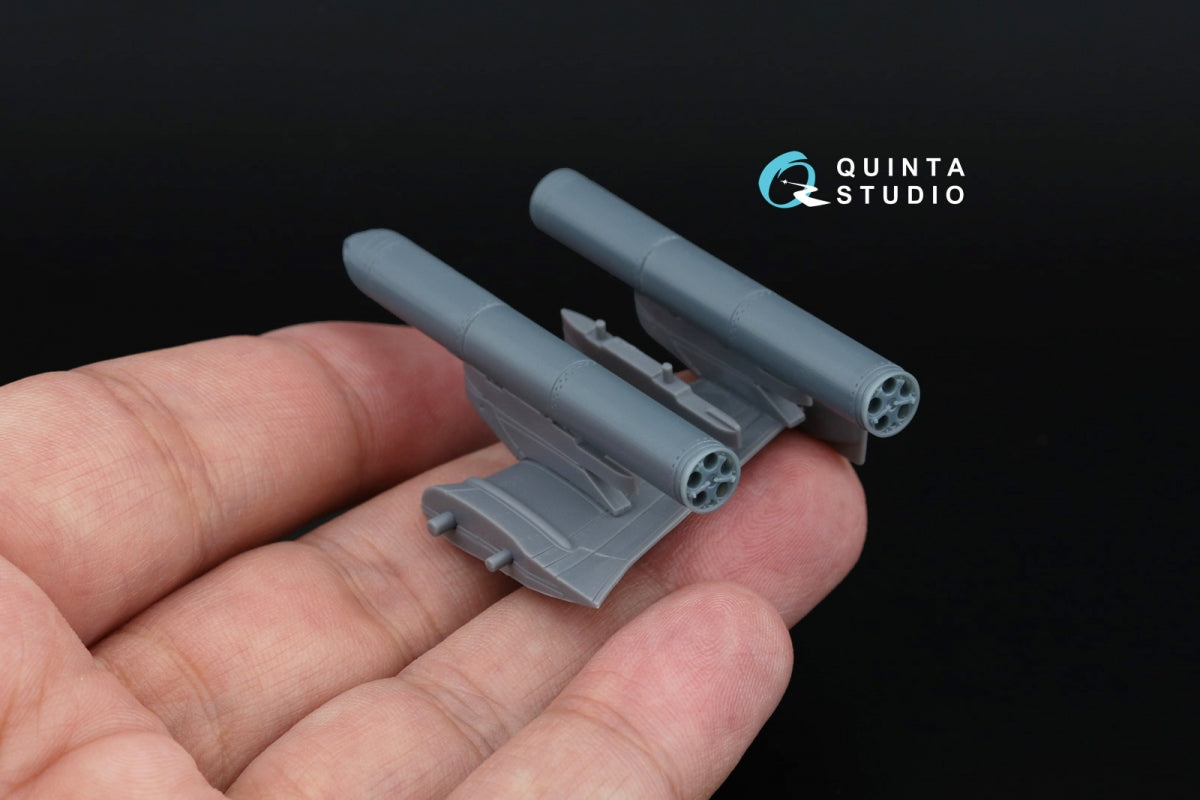 Quinta Studio QT72026 B-13L5 rocket pods, 2 pcs (for all kits) 1/72