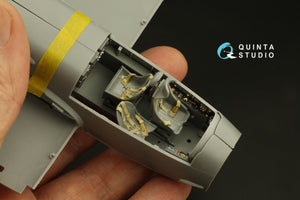 Quinta Studio QD48366 Ju 88A-4 3D-Printed &amp;amp; colored Interior on decal paper (ICM) 1/48 – obrázek 8