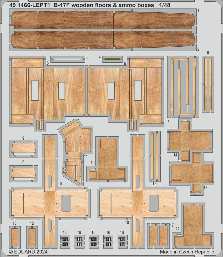 Eduard BIG49428 B-17F PART II EDUARD 1/48 – image 6
