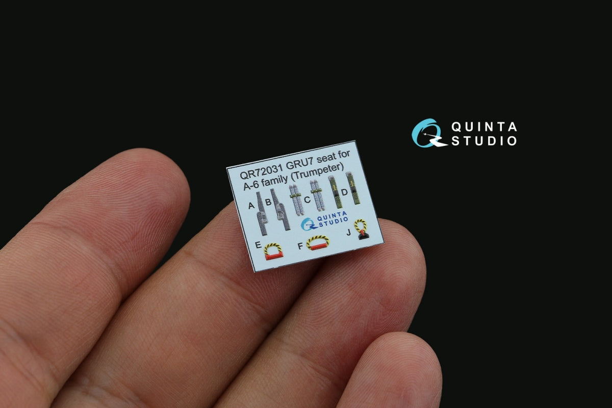 Quinta Studio QD72146 KA-6D Intruder 3D-Printed colored Interior on decal paper (conversion from Trumpeter) 1/72 – image 6
