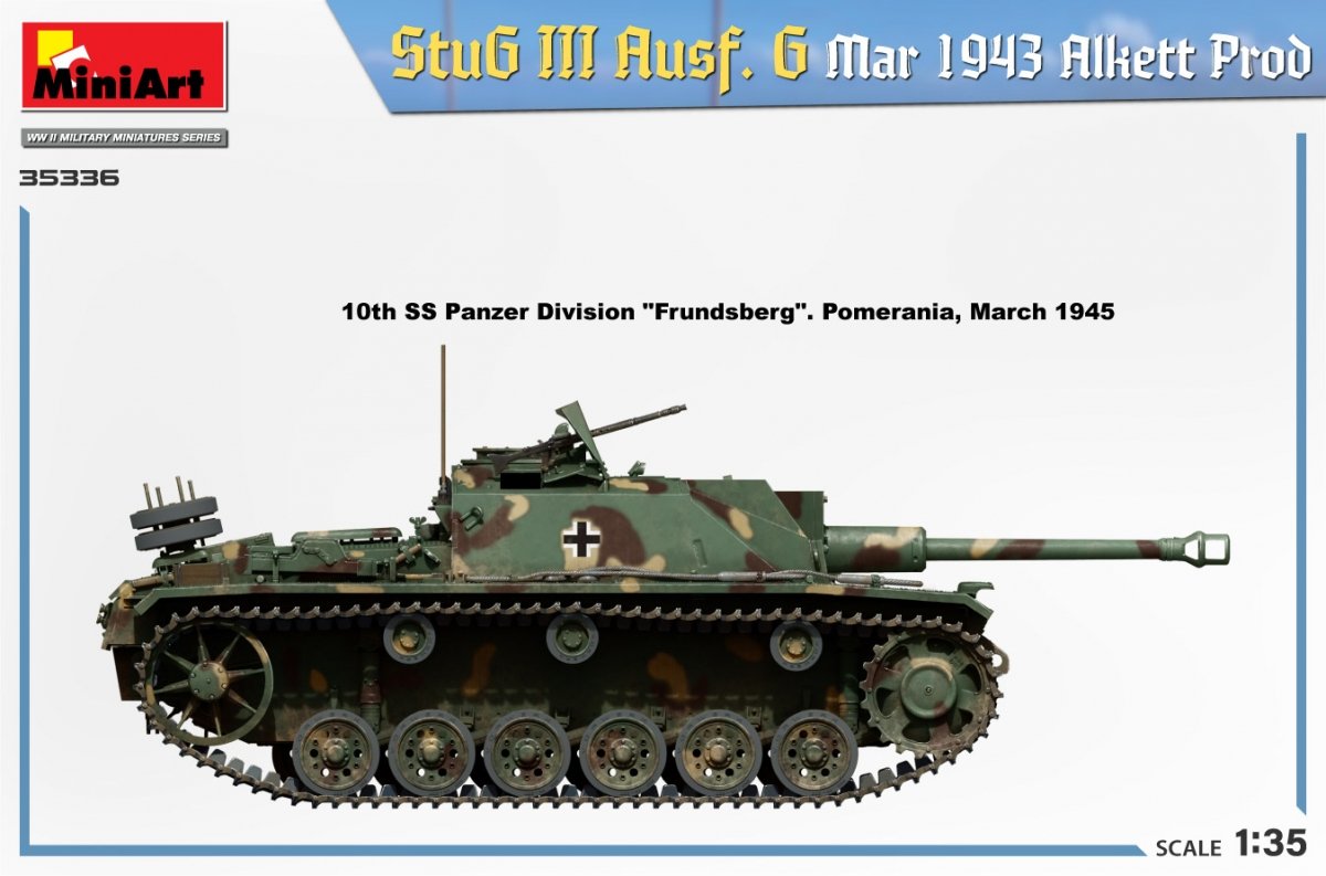 Mini Art 35336 StuG III Ausf. G Mar 1943 Alkett Prod 1/35 – image 7