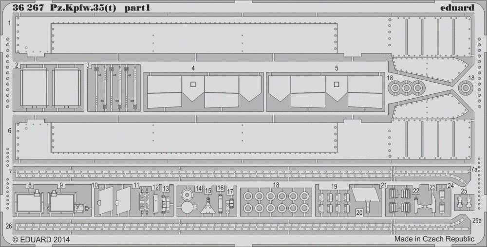 Eduard 36267 Pz. Kpfw.35(t) 1/35 Academy 1/35 – image 2