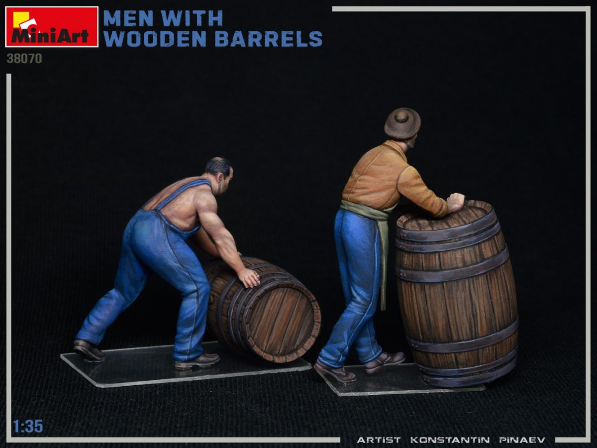 MiniArt 38070 MEN WITH WOODEN BARRELS 1/35 – Bild 4