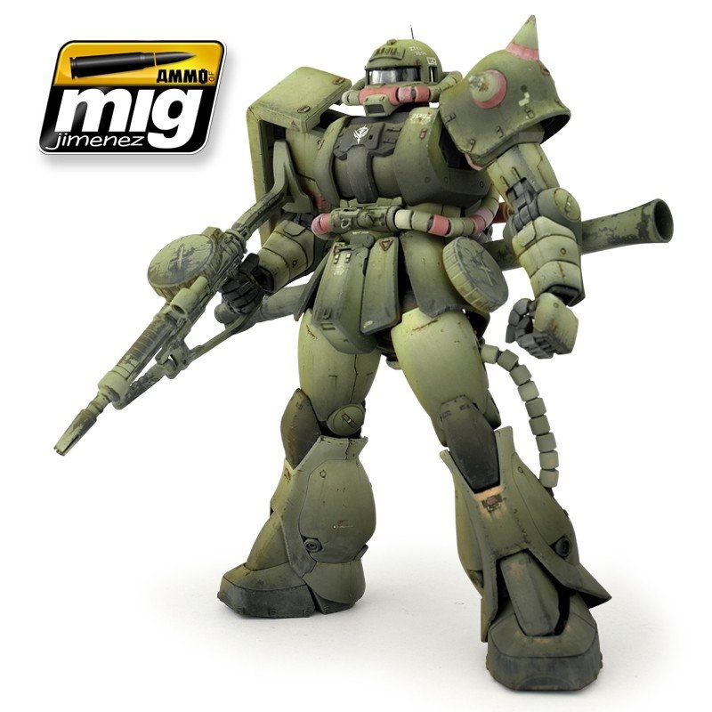 AMMO of Mig Jimenez 7149 GREEN MECHAS COLORS 6x17ml – zdjęcie 3