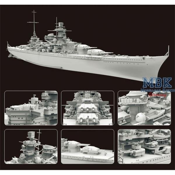FlyHawk Model FH1148S German Battleship Scharnhorst 1943 Deluxe Edition 1/700 – image 4