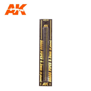 AK Interactive AK9102 BRASS PIPES 0.3MM Ø. 5 UNITS. – immagine 2