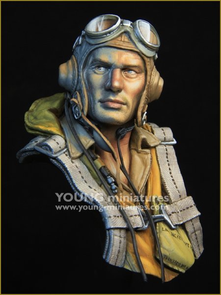 Young Miniatures YM1890 The Battle of Midway US Navy Pilot 1942 1/10 – image 2