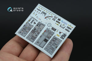Quinta Studio QD+32232 Tornado ECR Italian 3D-Printed &amp;amp; colored Interior on decal paper (Italeri) (with 3D-printed resin parts) 1/32 – Bild 7