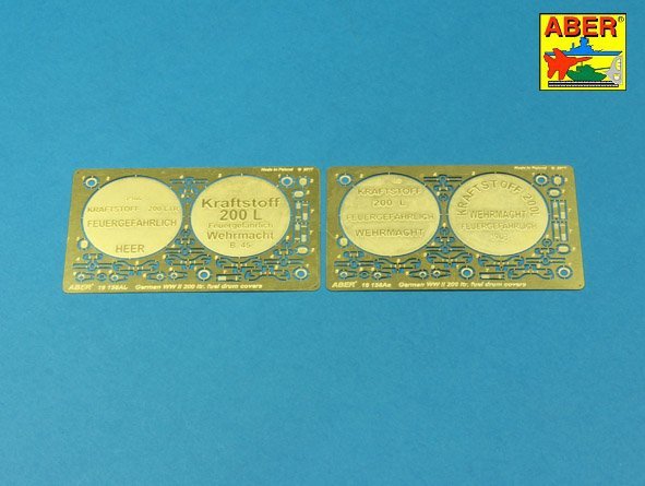 Aber 16158A German WW II 20L Jerry Can closings &amp;amp; 200L fuel drum covers (choice A) (1/16) – obrázek 4