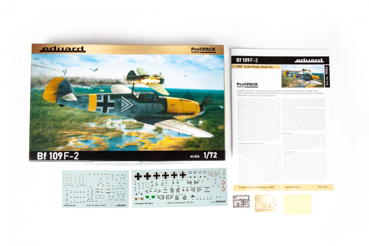Eduard 70154 Bf 109F-2 ProfiPACK 1/72 – obrázek 3