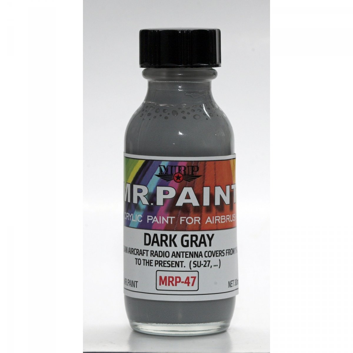 MR. Paint MRP-047 Dark Gray Radio antenna SU-27 Russian aircraft 30ml – obrázek 2