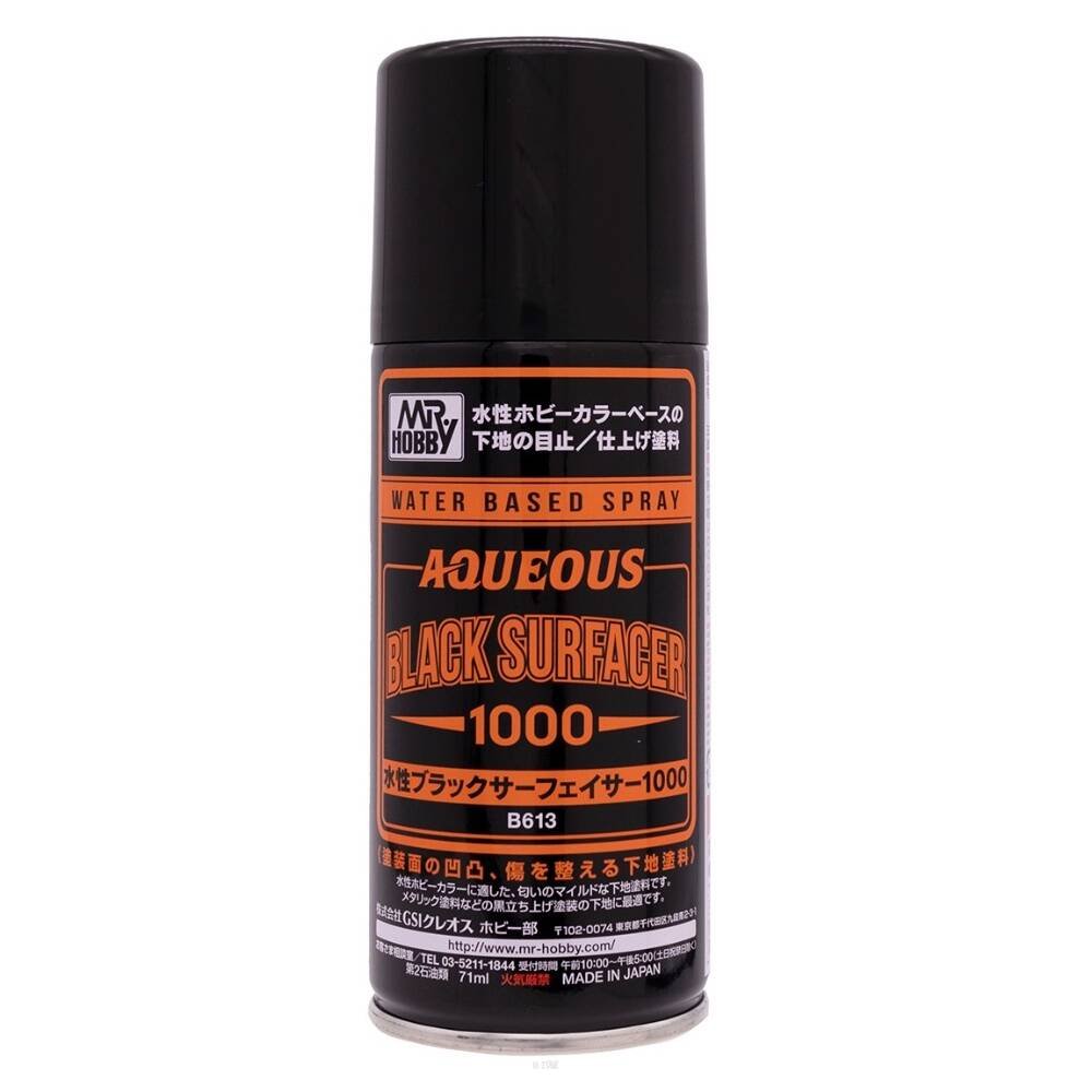 Mr.Hobby B-613 Mr.Hobby Aqueous Black Surfacer 1000