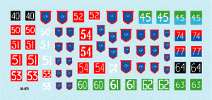 Star Decals 35-972 British Guards Armored Division 1/35 – obrázek 2