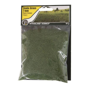 Woodland Scenics WFS621 7mm Static Grass Dark Green