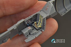 Quinta Studio QD72037 Bf 109 G-6 3D-Printed &amp;amp; colored Interior on decal paper (Tamiya) 1/72 – Bild 11