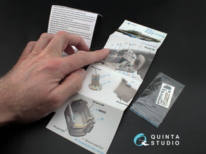 Quinta Studio QD72008 IL-2 Shturmovik 3D-Printed &amp;amp; colored Interior on decal paper (for Tamiya kit) 1/72 – image 3