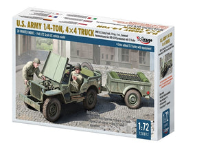 Mirage Hobby 720012 US ARMY 1/4‑TON, 4×4 TRUCK 1/72
