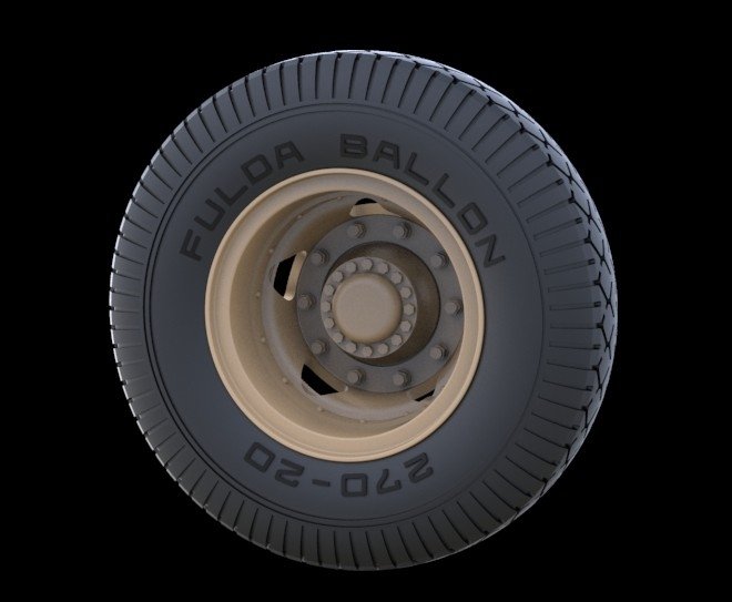 Roues de route Panzer Art RE35-244 pour Mercedes 4500 (premier modèle) 1/35 – image 2