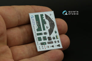 Quinta Studio QD48318 F4F-3 late 3D-Printed &amp;amp; colored Interior on decal paper (Hobby Boss) 1/48 – Bild 4