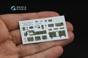 Quinta Studio QD35084 A6M2 Zero (Nakajima Prod.) 3D-Printed &amp;amp; colored Interior on decal paper (Border Model) 1/35 – obrázek 3