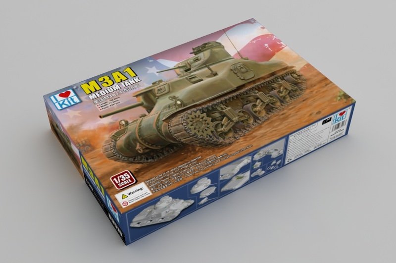 I Love Kit 63516 M3A1 Medium Tank 1/35 – obrázek 2