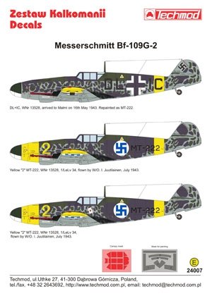 Techmod 24007 - Messerschmitt Bf 109G-2 1/24 – Bild 2