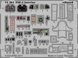 Eduard 73404 F6F-5 interior SA 1/72 CYBER HOBBY, DRAGON