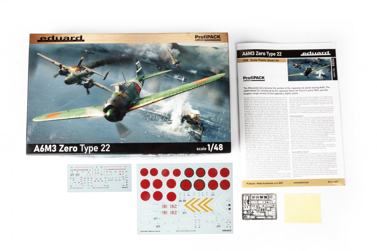 Eduard 82214 A6M3 Zero Type 22 Profipack 1/48 – image 3