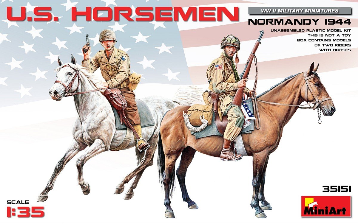 MiniArt 35151 US HORSEMEN. NORMANDY 1944 (1/35)