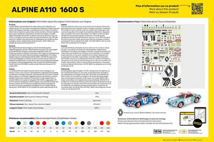 Heller 80745 Alpine A110 1600 S 1/24