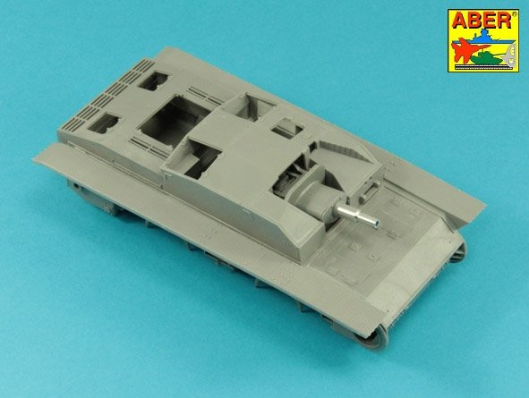 Aber 35L-280 7.5 cm KwK 37 L/24 barrel for German Stug.III o-Series 1/35 gun – image 4
