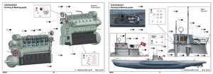 Trumpeter 06801 DKM U-Boat Type VIIC U-552 1/48 – image 9