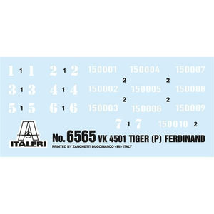 Italeri 6565 VK 4501 (P) TIGER FERDINAND 1/35 – obrázek 2