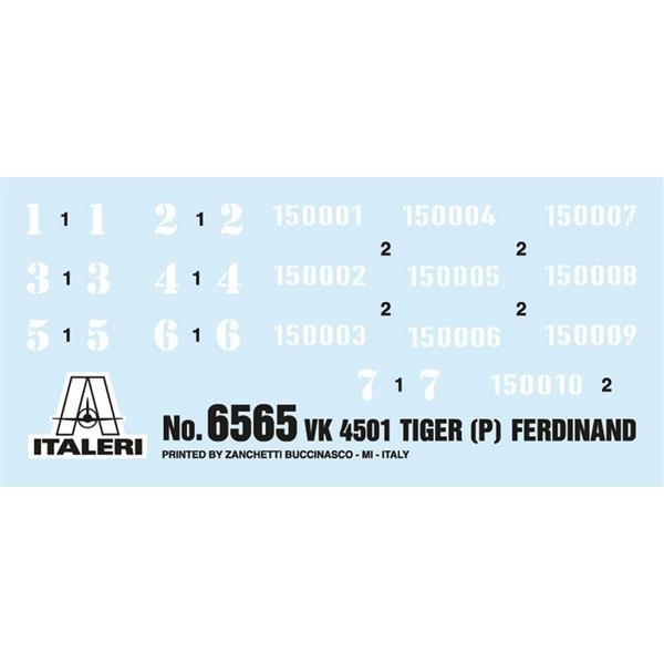 Italeri 6565 VK 4501 (P) TIGER FERDINAND 1/35 – obrázek 2