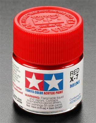 Tamiya X7 Red (81507) Acrylic paint 10ml – Bild 3