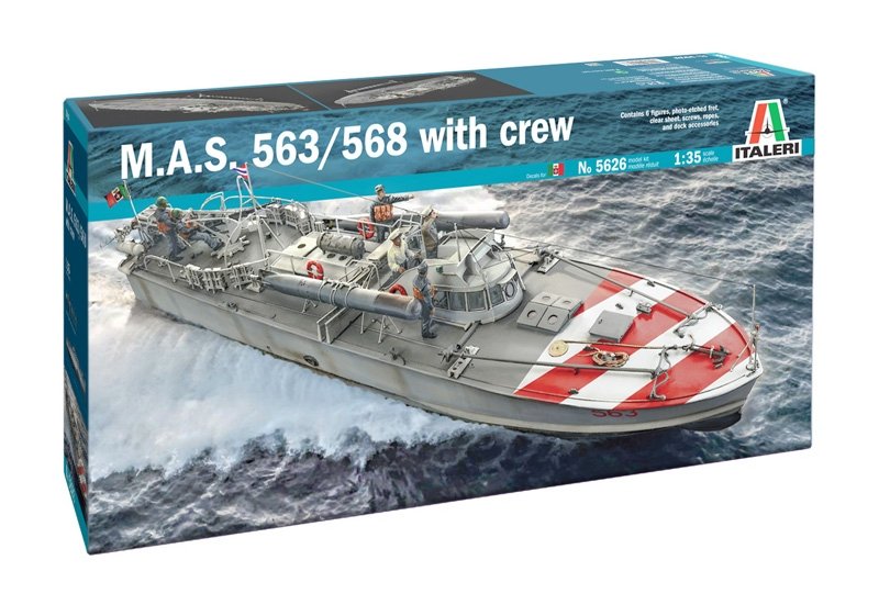 Italeri 5626 MAS 563/568 with crew 1/35